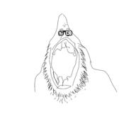 album_cover death_(band) glasses mountain music open_mouth soyjak stubble the_sound_of_perseverance variant:unknown // 3000x3000 // 648.6KB