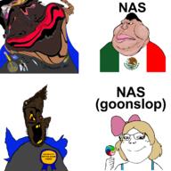 blush bow brown_skin brown_troonjak candy closed_mouth clothes distorted female femjak food france glasses hair hand happy holding_lollipop holding_object jake jakparty_soy lollipop meta:tagme multiple_soyjaks open_mouth red_lips skajyos smile subvariant:jartycuck subvariant:soylita tranny trend:jartycuck trend:slopjak variant:chudjak variant:gapejak variant:meximutt variant:sloppy // 1280x1280 // 536.7KB