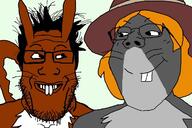 animal are_you_soying_what_im_soying buck_teeth chipmunk closed_mouth clothes dust ear female femjak glasses hair hat music music_parody nutwave orange_hair smile sound soyjak subvariant:gapejak_female tail trend:squirreljakking variant:gapejak variant:markiplier_soyjak video // 1200x800, 94.3s // 3.5MB