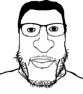 ear glasses hair looking_at_you original stubble subvariant:carbjak template transparent_background // 864x983 // 9.6KB