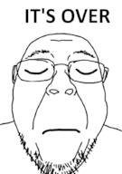 closed_eyes closed_mouth glasses its_over soyjak stubble text variant:bernd // 632x900 // 92.8KB