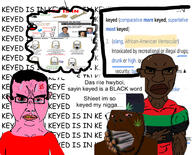 angry beanie black_skin bloodshot_eyes blunt clothes fact glasses hat keyed merge pink_skin soyjak stubble subvariant:chudjak_front subvariant:unbotheredchud text thought_bubble variant:chudjak variant:cobson variant:feraljak variant:gapejak variant:markiplier_soyjak variant:soyak weed wikipedia // 2048x1652 // 738.1KB