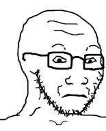 closed_mouth glasses merge neutral soyjak stubble subvariant:neutralplier template variant:markiplier_soyjak variant:soyak // 644x800 // 8.8KB