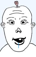 brainlet downs_syndrome dumb no_glasses no_stubble retard retarded small_brain stupid transparent_background variant:vlodson // 640x1011 // 108.8KB