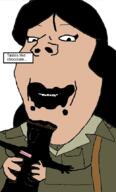 GuyinanAvenger_(user) Warrior-Z(user) brown_skin crying eating eyelashes green_uniform hair islam kleki op_messed_up_the_hair sherman_firefly strap text variant:gapejak variant:soyak white_skin woman // 520x858 // 86.9KB