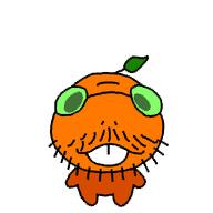 buck_teeth closed_mouth deltarune froot glasses leaf noelle_holiday orange_skin soyjak stubble teeth tinted_glasses variant:uglyfuckingthing // 1000x1000 // 17.0KB