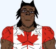 blue_eyes brown_skin canada cat_ear closed_mouth flag:canada fnf_pedo_bootleg fundamental_paper_education indian muscles subvariant:muscular_chud transparent_background variant:a24_slowburn_soyjak variant:chudjak // 1059x929 // 145.4KB