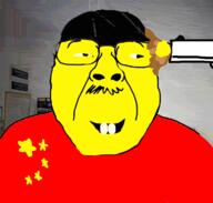 ack animated asian banksy blood blood_from_forehead blood_from_mouth blood_spray bloodshot_eyes blowjob china clothes crying flag flag:china glasses gore gun gunshot_wound hair hanging irl_background meta:pornographic_content mustache nosebleed nsfl nsfw open_mouth penis rope shot small_eyes soyjak star_(symbol) stopasianhate subvariant:blowjob_gapejak suicide tongue variant:bernd variant:gapejak weapon yellow yellow_skin yellow_teeth // 722x689 // 1.5MB