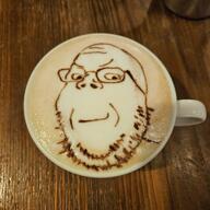 coffee eyelashes glasses irl irl_background smug stubble variant:gapejak // 2048x2048 // 805.4KB