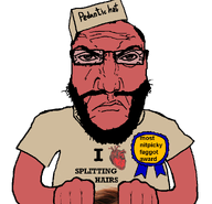 angry award balding beard clothes fist hair hand heart holding_object i_hate i_love nitpick pedantic punisher_face red_face red_skin serious_hat soyjak splitting_hairs stubble subvariant:science_lover text tshirt variant:markiplier_soyjak // 972x935 // 89.9KB