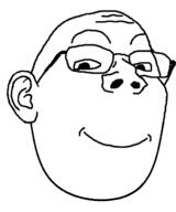 alternate ear glasses smile soyjak subvariant:wholesome_soyjak template variant:gapejak wholesome_egg // 543x650 // 47.1KB