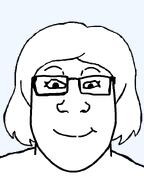 female glasses hair series:foidjaks smile subvariant:female_markiplier template transparent_background variant:markiplier_soyjak // 600x800 // 15.5KB