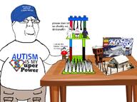 aryan auschwitz autism concentration_camp dindu_nuffin execution gas_chamber hanging i_trans_heart lego lynching minifig nazism noose playing please_be_paitent_i_have_autism shitskin spikes subvariant:jartycuck table toy tranny variant:bernd variant:chudjak variant:markiplier_soyjak // 3350x2500 // 2.9MB
