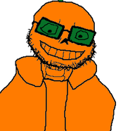 eyes froot_(user) glasses lost_media no_nose recreated_media sans smile stubble undertale variant:sansjak // 900x874 // 138.3KB