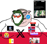 v_4chan anime catholic ear elf flag:norway flag:poland flag:vatican_city frieren garfield glasses joker_(dc) kurwa mask otaku rock_solid series:braniggers_portraits skinhead subvariant:branigger subvariant:branslav subvariant:impish_meowjak twitch twitter_checkmark twittertter variant:brandon variant:impish_soyak_ears vtuber weeb x_(social_network) xitter 😭 // 1674x1582 // 714.3KB