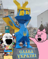 90s childless_millennial dragon gameboy_color glasses happy hohol millenial millennial nostalgia open_mouth pig pink_skin pointing spyro statue stubble subvariant:massjak ukraine variant:gapejak variant:im_a_bit_shy video_game // 1025x1280 // 339.4KB