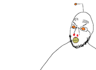 antenna bald forehead_lines nosebleed orange_eyes reddit seething stubble subvariant:feralrage teeth variant:crystaljak variant:feraljak white_background // 1280x943 // 33.8KB