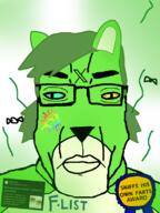 award brap context_in_source ear f_list fart fetish flies furaffinity furfag furry furry_artist green_hair green_skin heterochromia meta:tagme pink_eyes screenshot smell stinky subvariant:chudplier twitter variant:markiplier_soyjak xitter // 600x800 // 288.1KB