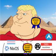 aout_(user) arch_linux autism blue_eyes egypt flag:egypt meta:namefags nixos pyramid rust rust_(programming_language) subvariant:mexiaryan transgender_flag white_skin yellow_hair // 1011x1023 // 654.2KB