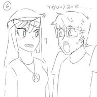 2soyjaks breasts comic confused female glasses hair jake jakparty_soy open_mouth speech_bubble stubble variant:soyak variant:soytan // 642x645 // 102.9KB