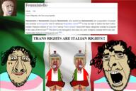 4soyjaks blood brown_skin curly_hair glasses greasy green_skin hair irl italy neovagina open_mouth roman rope sculpture soyjak statue stubble tranny troon_village variant:bernd variant:cobson // 3997x2661 // 3.2MB