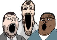 3soyjaks franklin grand_theft_auto grand_theft_auto_v gta5 michael stubble trend:soyjak_trio trevor variant:gapejak variant:markiplier_soyjak variant:tony_soprano_soyjak // 828x581 // 54.7KB