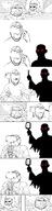 3soyjaks arm beard comic ear flower glasses hair hand holding_object knife lord_of_the_rings mirror nipple plant red_eyes shadow small_eyes soyjak stubble subvariant:massjak subvariant:wholesome_soyjak torture variant:carterjak variant:gapejak variant:kuzjak // 1955x7789 // 843.3KB