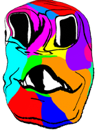 blob color deformed distorted glasses soyjak stubble subvariant:emmanuel subvariant:wholesome_soyjak transparent_background trend:colorjak variant:gapejak weird // 600x800 // 481.2KB
