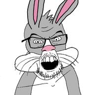 angry bugs_bunny looney_tunes merry_melodies variant:feraljak // 1500x1500 // 38.2KB