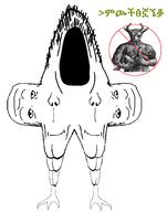 alien merge multiple_eyes multiple_mouths subvariant:euroaryan variant:a24_slowburn_soyjak variant:bernd variant:markiplier_soyjak // 1588x2024 // 274.8KB