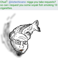 booru_comment cigarette cigarettes eyes fin fish glasses mouth nose smoke stubble text variant:soyak wrinkles // 300x300 // 42.3KB