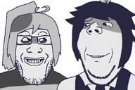 abbie_(fundamental_paper_education) are_you_soying_what_im_soying fpe fpegem fundamental_paper_education lana_fpe variant:gapejak variant:markiplier_soyjak // 1200x800 // 197.9KB