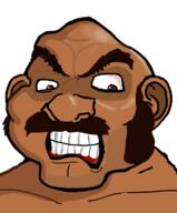 angry bald_bull_(punch_out) looking_at_you mustache punch_out shitskin sideburns teeth turkroach variant:ishish_soyak_ears // 598x724 // 141.4KB