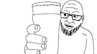 glasses holding_object looking_to_the_left soyjak stubble variant:alejak variant:unknown // 1280x720 // 79.9KB