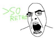 angry glasses greentext open_mouth pixel_art soyjak stubble text variant:cobson // 463x328 // 8.5KB