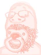 baby babyjak caca calm drawfag drawing drawn glasses pacifier pink small_eyes stubble white_background white_skin // 93x125 // 11.4KB