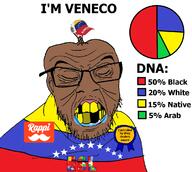 arab award black brainlet cap clothes dna dna_test drool drugs esl fnf_pedo glasses hat it's_over latino missing_teeth mustache native_american rappi retard rotten_teeth soyjak stubble text variant:feraljak veneco venezuela white // 1141x1024 // 262.2KB