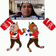 2soyjaks FerdinandDist(namefag) ack animated animation animation_meme aztecchicano(namefag) brown_skin chamba chicano coca_cola cuba cuba_vs_mexico fight fortnite mexico meximutt music pomni sigma skibidi sound spanish the_amazing_digital_circus trad_catholic_conquistador_1488 variant:meximutt video white_background // 720x720, 8.5s // 6.6MB