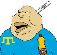 angry astrofene_(namefag) big_lips blue_shirt crimean_tatar fanta flag:crimean_tatar mouth_open obese stubble talking text variant:meximutt // 888x849 // 60.5KB