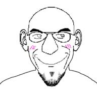 blush closed_mouth ear glasses smile soyjak stubble variant:susjak // 680x620 // 12.0KB