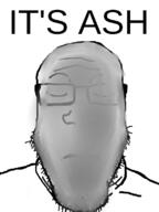 ash glasses its_over neutral stubble subvariant:neutralplier text variant:markiplier_soyjak // 600x800 // 230.5KB