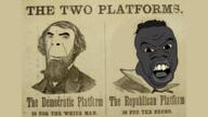 2soyjaks beard democratic_party politics propaganda republican_party soyjak subvariant:feralnigger text united_states variant:cobson variant:feraljak // 2170x1220 // 1.4MB