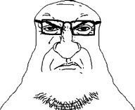 angry closed_mouth glasses looking_at_you punisher_face serious soyjak stubble transparent_background variant:pissluffare // 620x508 // 12.3KB