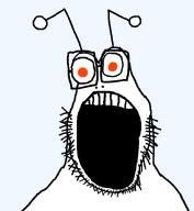 antenna open_mouth orange_eyes poopson reddit soyjak stubble variant:rarejak // 600x650 // 16.7KB