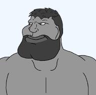 beard buff gigachad grey_hair grey_skin hair nas:gigachad subvariant:mexiaryan variant:meximutt // 886x872 // 14.2KB