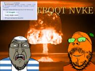 beard brown_skin clothes eyebrows flabbergasted froot frqqt glasses hat horrified irl_background jewish_nose judaism jude kike kippah leaf nose nuclear open_mouth orange_skin oy_vey quote raised_eyebrow scared small_pupils smile soyjak stubble tallit text theta_(artist) truth_nuke trvthnvke variant:bernd variant:gapejak wtf // 3072x2304 // 1.8MB