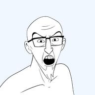 beard glasses goatee mouth_open variant:feraljak venture_bros // 2048x2048 // 207.2KB