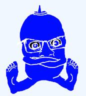 blue_skin inverted_colors mustard sitting subvariant:condiment variant:feraljak // 600x669 // 16.1KB