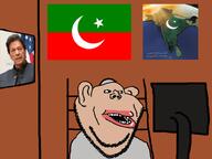 black_sclera chair computer flag ghazwa_e_hind imran_khan monitor mutt mutt_lips pakistan pakistan_tehreek-e-insaf pti room sitting subvariant:impish_amerimutt taqiyah urdu_text variant:impish_soyak_ears white_skin // 1488x1116 // 478.7KB