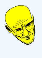 head_only megami_tensei neglevin_(user) no_body pointy_ears red_eyes shin_megami_tensei smt smt2 variant:eviljak yellow_skin yhwh // 700x967 // 17.9KB